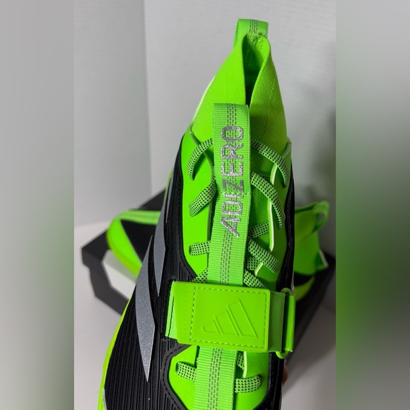 Size 10 Adidas Adizero Edge+ Men’s Baseball Cleats IH6139 Team Solar Green NEW main image 10